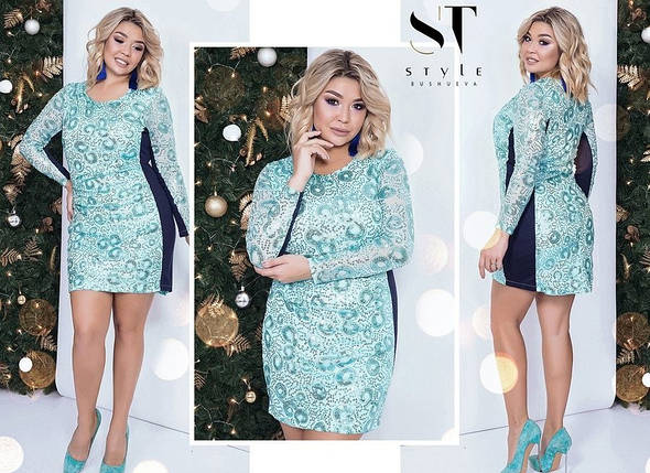 Неймовірна жіноча сукня, тканина "Бавовна+стрейч" розмір 48, фото 1