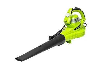 Повітродувка пилосос 2в1 садовий електричний Greenworks 220 В, 630 Вт