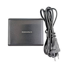 Зарядний пристрій ROCOREN Gan Desktop Charger 100W (3 Type-C + 3 Type-A) PD 30, фото 3