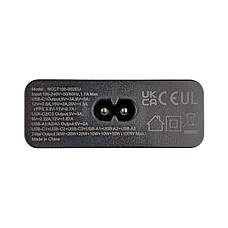 Зарядний пристрій ROCOREN Gan Desktop Charger 100W (3 Type-C + 3 Type-A) PD 30, фото 5