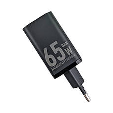 Зарядний пристрій VENTION GaN III 2x Type-C + USB 65W, фото 2