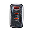 Зарядний пристрій Toocki 67W GaN TCT67-22EU USB + 2 Type-C з дисплеєм, фото 8