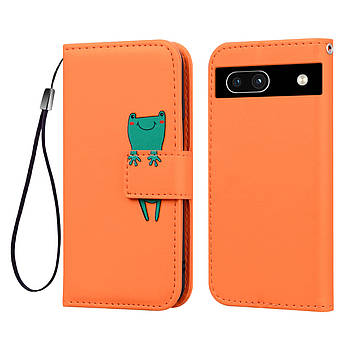 Чохол-книжка Animal Wallet для Google Pixel 8A Frog