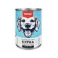 Вологий корм консерви для собак Wanpy Chicken Chunk курка шматочки – банка 375г, фото 2