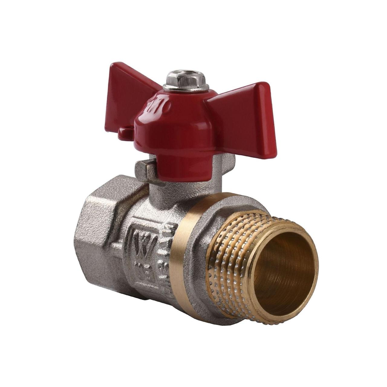 Кран кульовий прямий WATER VALVE 1/2" НВ КБ NV-V Q002, фото 1