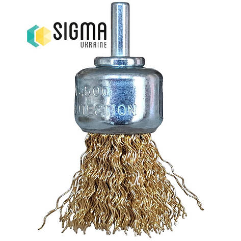 Щітка дротяна конусна для дриля Sigma 25мм, фото 3