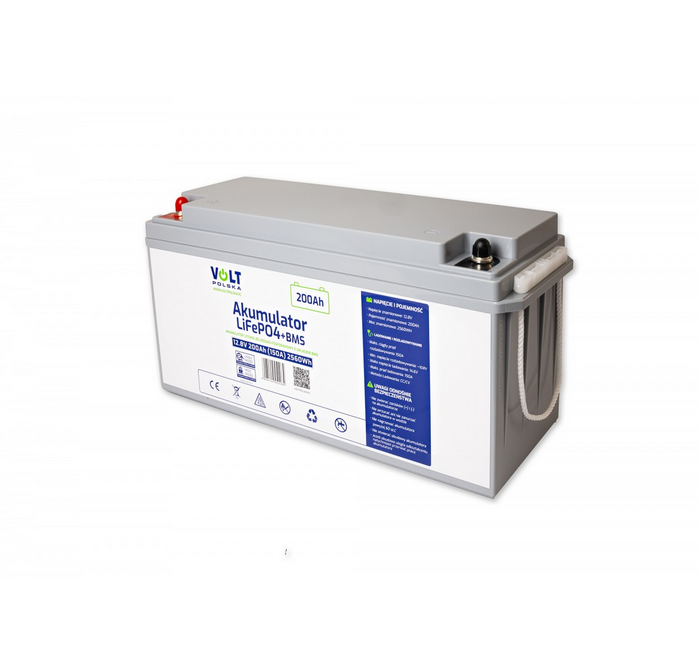 Акумулятор Volt Polska LiFePO4 12,8 V 200 Ah (150 A) + BMS, фото 1