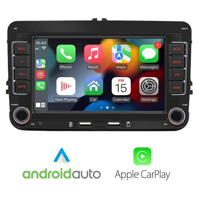 Автомагнітола штатна Android 2Din 9070-J для Volkswagen, Skoda, Seat (2/32GB, 4 ядра, Android Auto, CarPlay), фото 1