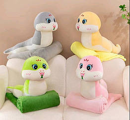 М'яка плед-іграшка Змія мод. 129