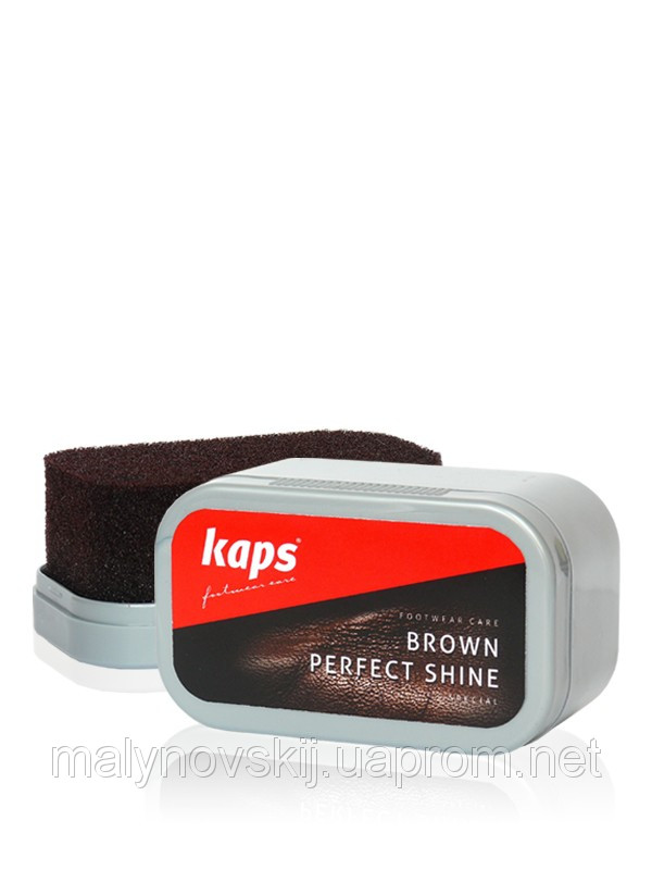 Губка для взуття KAPS Brown Perfect Shine