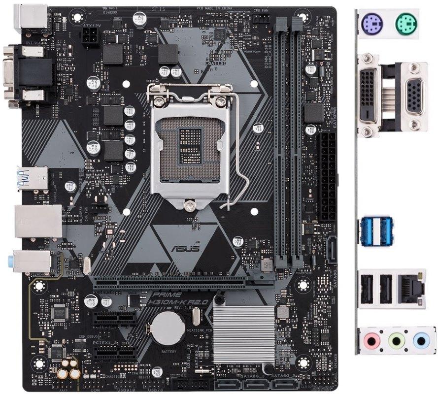 Материнська плата Asus H310M-K Prime R2.0 LGA 1151v2 (PRIME H310M-K R2.0) Б/В