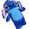 Стіч іграшка що дихає мь'яка іграшка дихаючий стіч 28 см синій, фото 3