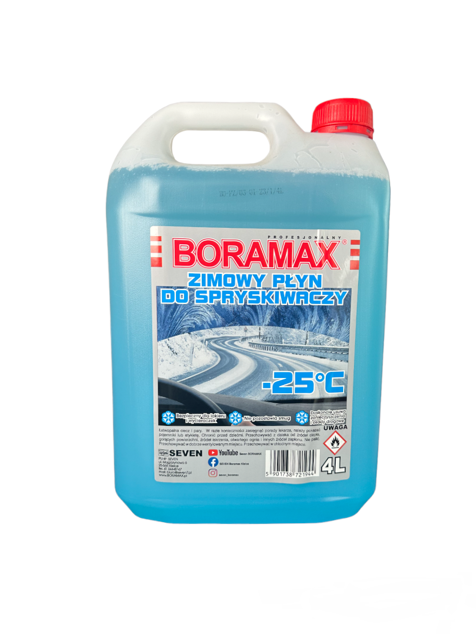 Омивач скла зимовий -25°C Boramax 4л