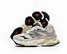 Зимові жіночі кросівки New Balance 9060 з хутром winter beige бежевые Нью баланс замшеві світлі зима, фото 3
