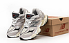 Зимові жіночі кросівки New Balance 9060 з хутром winter beige бежевые Нью баланс замшеві світлі зима, фото 2
