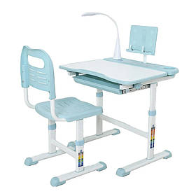 Парта Bambi зі стільцем блакитна M 4428-12