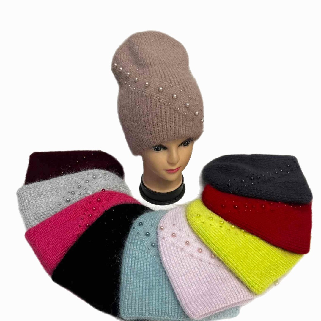 Оптом Шапка Ангора 
Модель BD-22MY-1007A
Одинарна з подвійним закотом 
shapki-odezda.com.ua