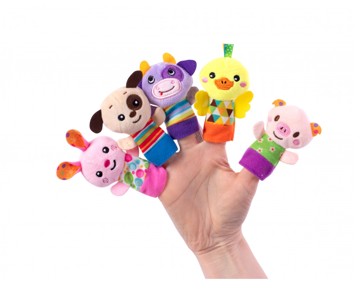 Набір іграшок на пальчики Baby team Звірятка 8715, фото 1