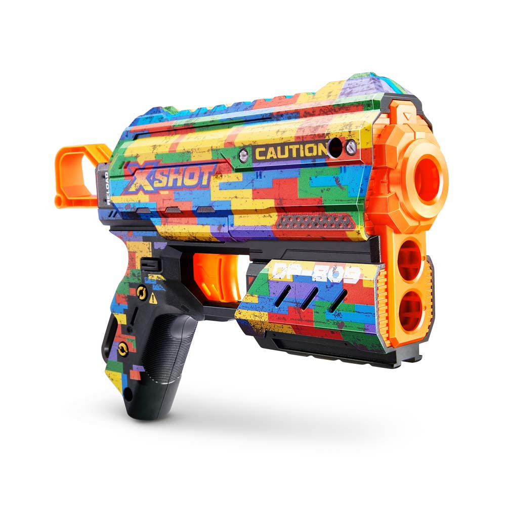Швидкострільний бластер X-Shot Skins Flux Striper арт. 36516K
