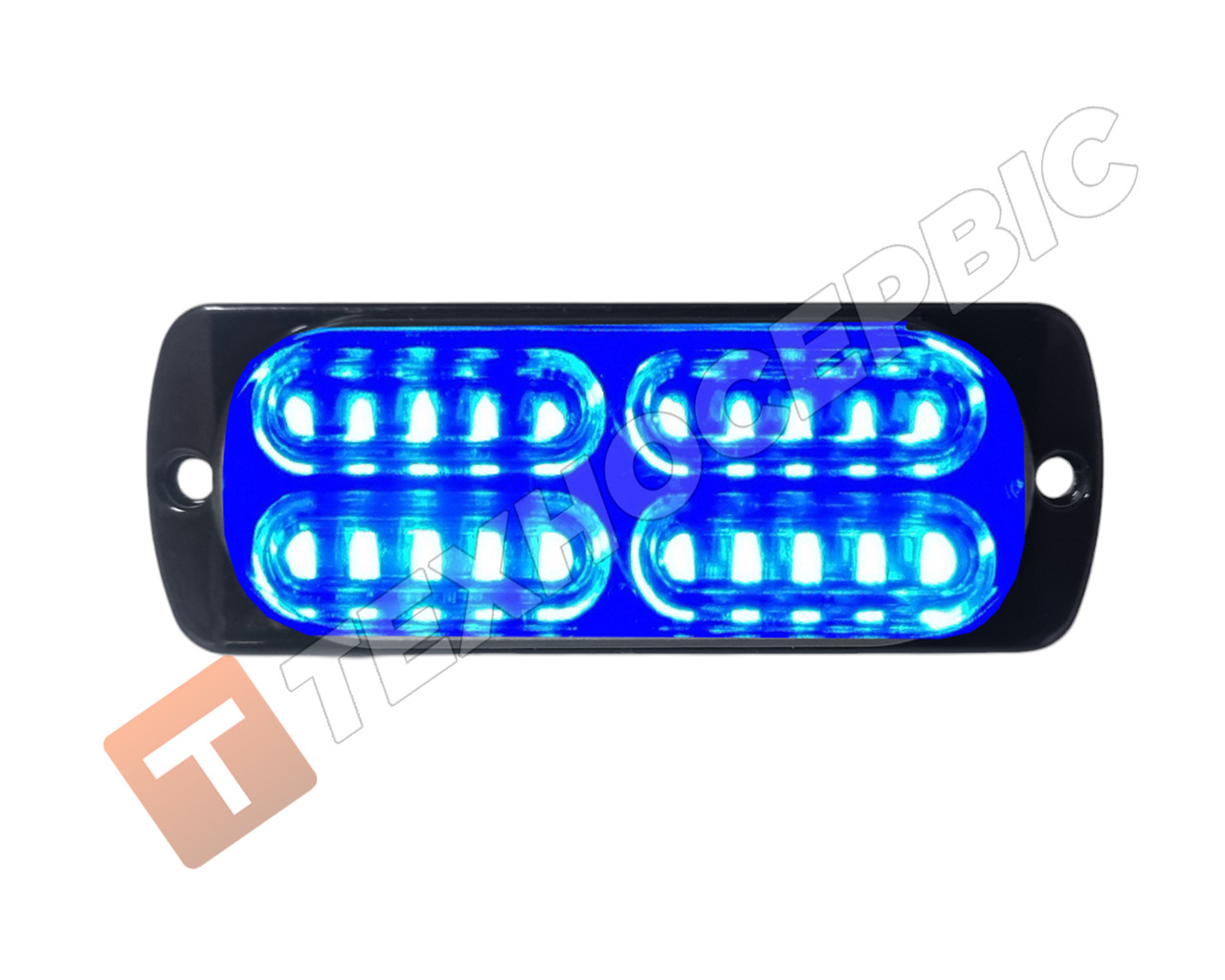 Стробоскоп синій в решітку автомобіля 20LED