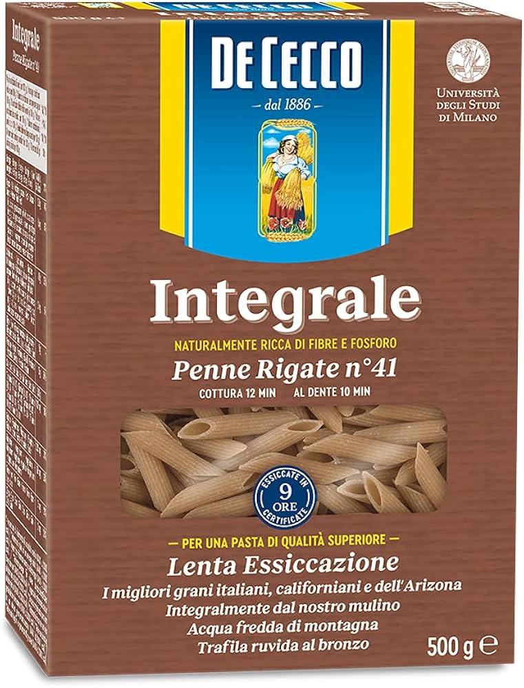 Макарони De Cecco Integrale Penne Rigate 500гр