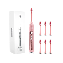 Ультразвукова зубна щітка Medica+ PROBRUSH 9.0 fuchsia + насадки (6 шт)