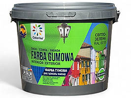 Фарба гумова для дахів Colorina 3,6 кг RAL 6018 світло-зелена