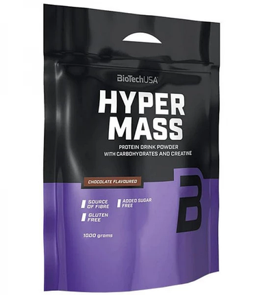 Гейнер Hyper Mass 5000 BioTech 1 kg Chocolate, фото 1