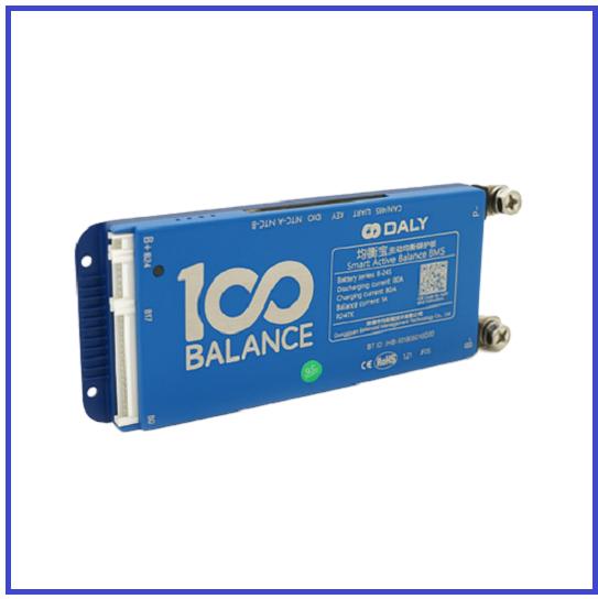 Universal BMS smart плата DaLy LiFePO4 8-24S 80A з Bluetooth + CAN + активний балансир 1A, фото 1