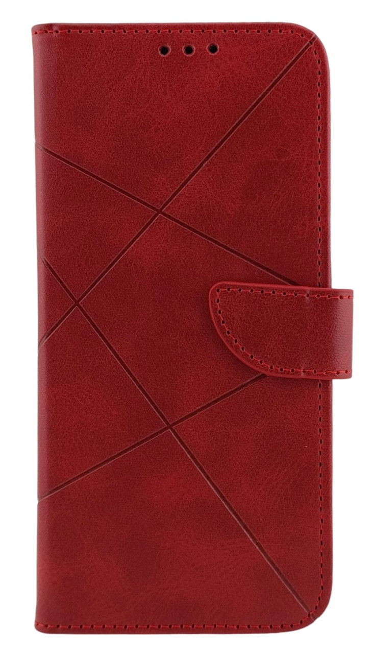 Чохол книжка Business Leather Claps для Samsung Galaxy A51 / A515 на магніті з підставкою червоний - фото 1 - id-p2365560633