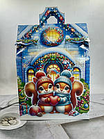 Новорічна подарункова картонна упаковка для
цукерок 700 г Подарунки (0794.4), Арт.57428