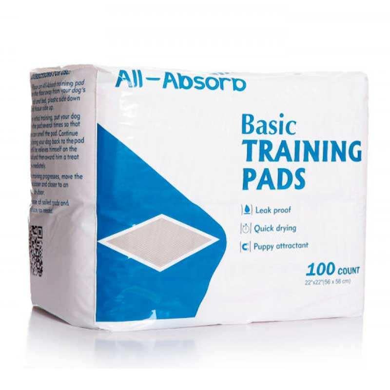 All-Absorb Basic Training Pads 56х56 см/100 шт. - Пелюшки тренувальні для собак і цуценят (56х56 см), фото 1