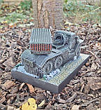 Статуетка Град 21-БМ з гіпсу ручної роботи - Військова техніка на подарунок, розмір 21х13х12 см, фото 8