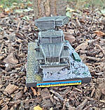 Статуетка Град 21-БМ з гіпсу ручної роботи - Військова техніка на подарунок, розмір 21х13х12 см, фото 2