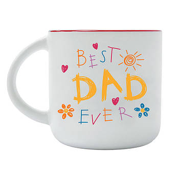 Чашка для тата Best dad ever (350 мл)