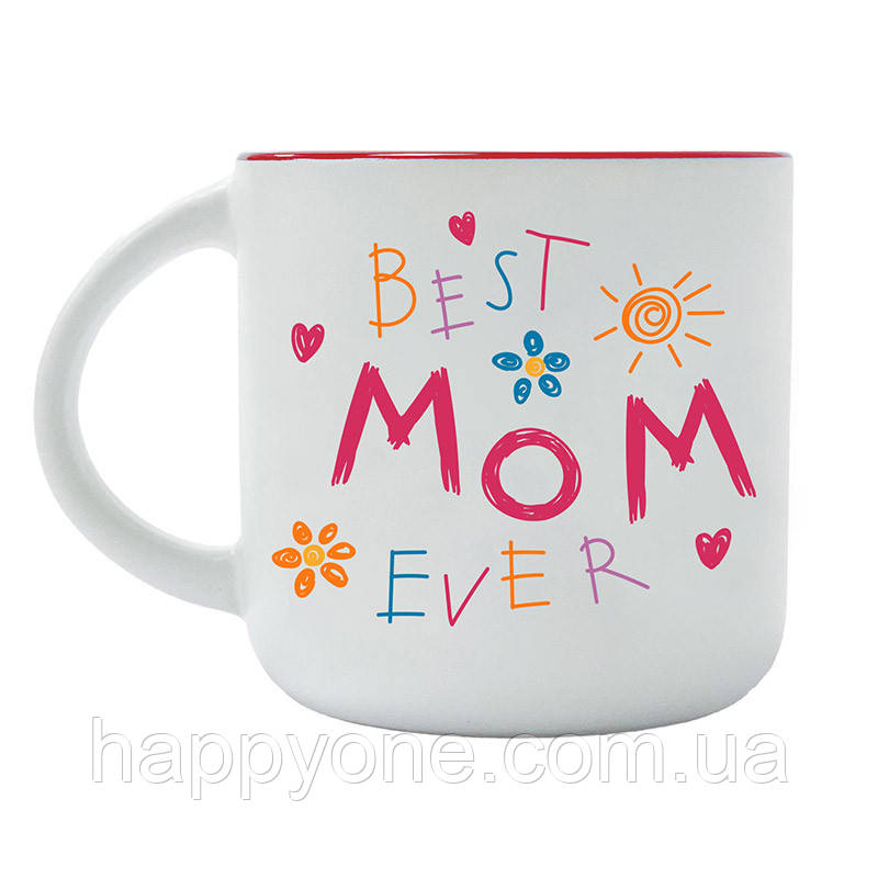 Чашка для матусі Best mom ever (350 мл), фото 1