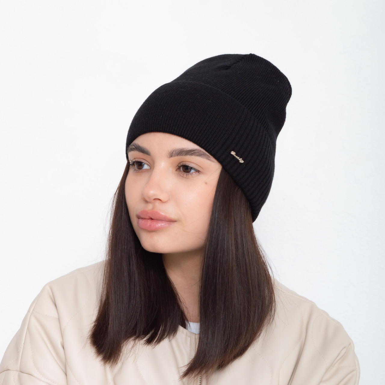 Шапка 2450 (віскоза)  чорний