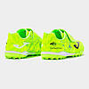 Кросівки футбольні дитячі Joma SUPER COPA SCJW2409TFV р. 37 сороконіжки футбольні лимонні дитячі шиповки бампи, фото 3
