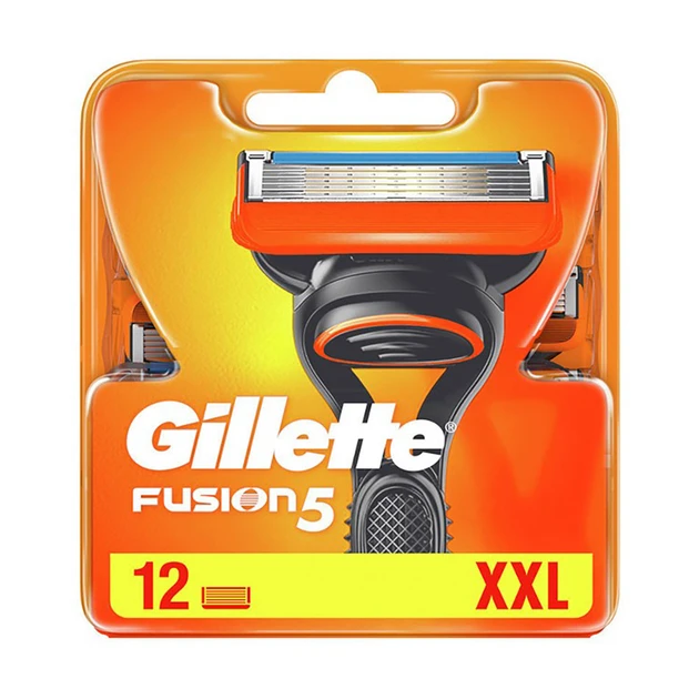 Змінні картриджі, касети для гоління Gillette Fusion 5, 12 шт., фото 1