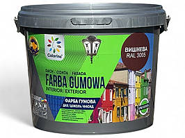 Фарба гумова для дахів Colorina 3,6 кг RAL 3005 вишнева