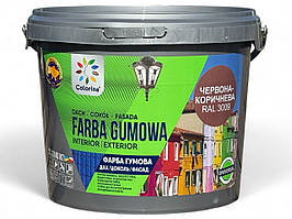 Фарба гумова для дахів Colorina 3,6 кг RAL 3009 червоно-коричнева