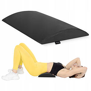 Напіввалик для реабілітації та масажу 4FIZJO 40 x 25 x 5 Black (P-5905973403078)