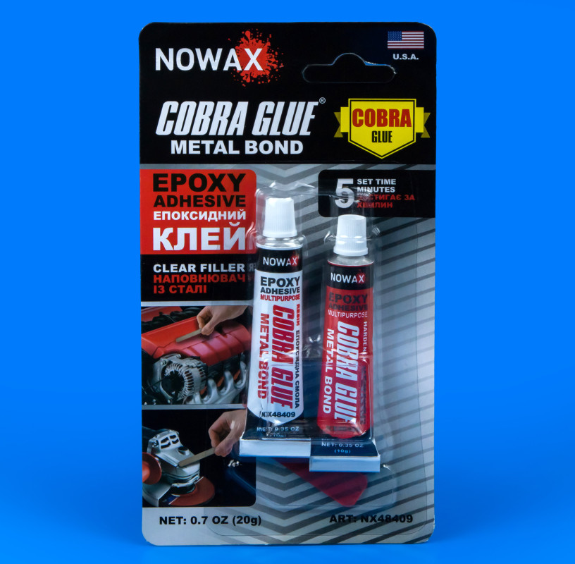 Клей епоксидний Metal Bond NOWAX (США)