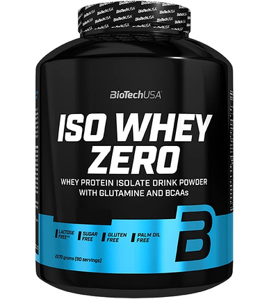 Протеїн Iso Whey Zero BioTech 2270 g Caffé Latte, фото 1