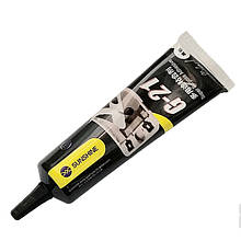 Клей чорний силіконовий Sunshine G-21 для ремонту, 50ml у тюбику з дозатором