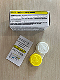 Кольорові лінзи білого кольору з червоним нерівним обідком Trauma white / Лінзи на Гелловін, фото 3