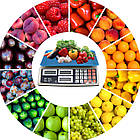 Торгові ваги до 40кг, від мережі, з дисплеєм, AT-702 / Електронні ваги / Настільні ваги для торгівлі, фото 5