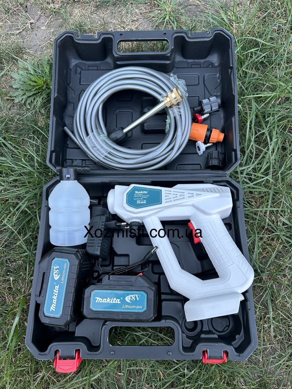 Акумуляторна мийка високого тиску Makita DXR-911 48 V 6 Ah, бездротова автомобільна ручна мийка
