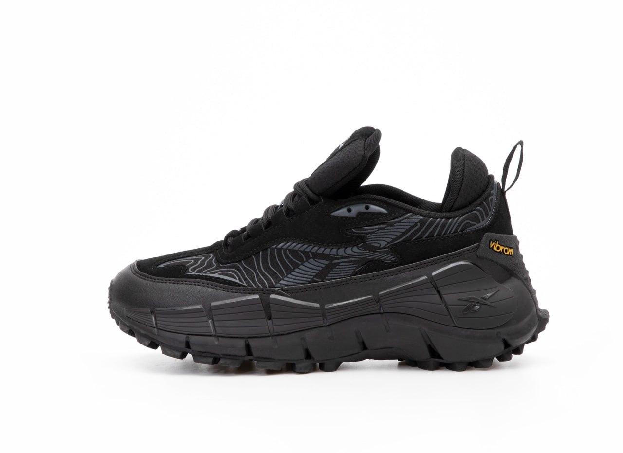 Кросівки Reebok Zig Kinetica Edge 2 Black чоловічі термо кросівки чорні, фото 1