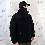 Тактична флісова кофта чорна, фото 3